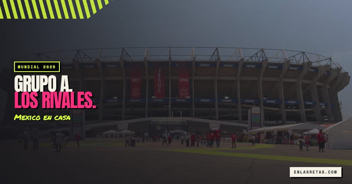 Estadio Azteca, sede de México en el Mundial.