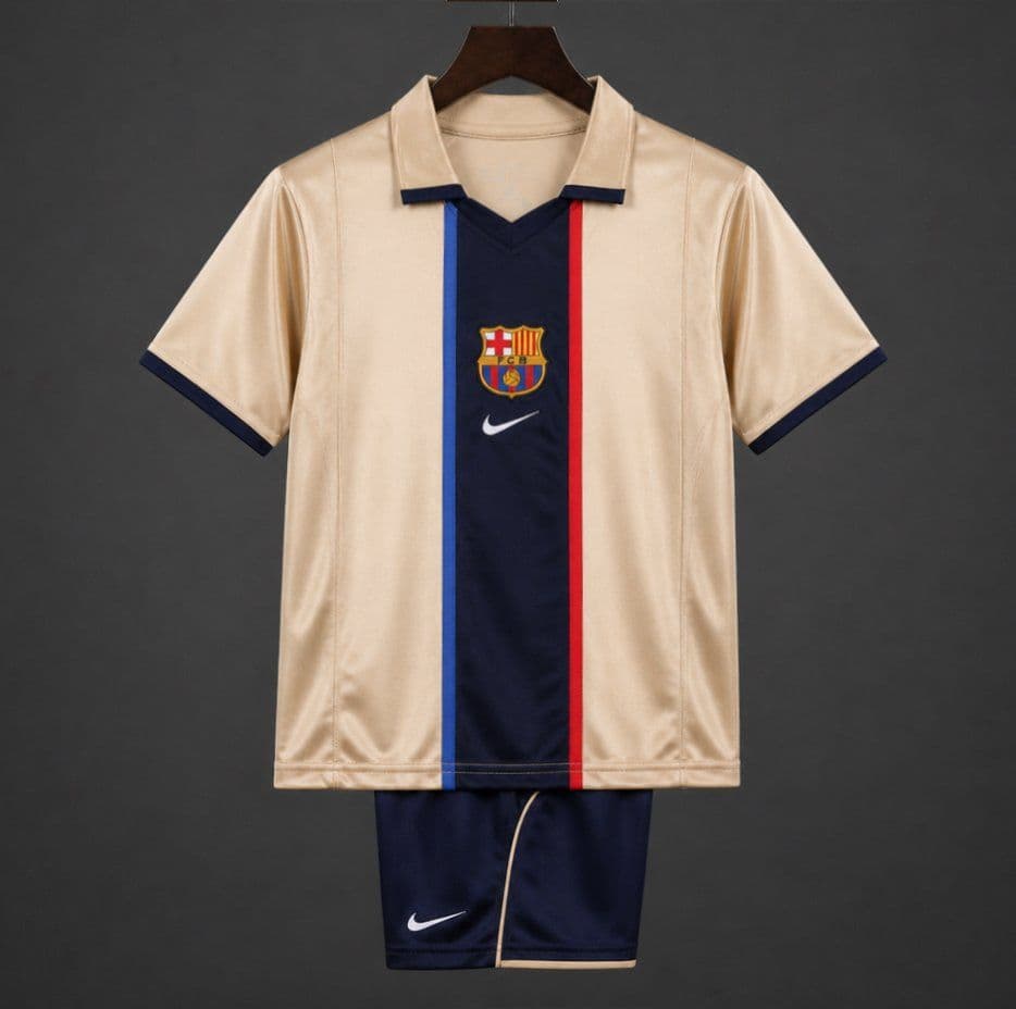 FC Barcelona Niños Visitante 2001/02