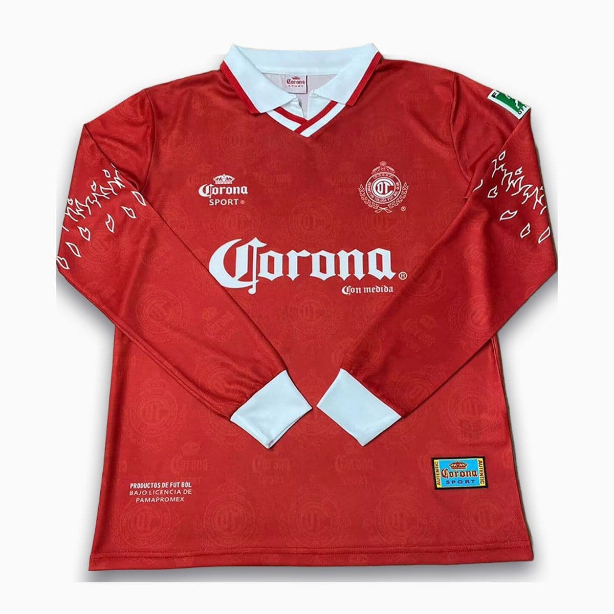 Toluca Retro 1995-97 Local Manga Larga