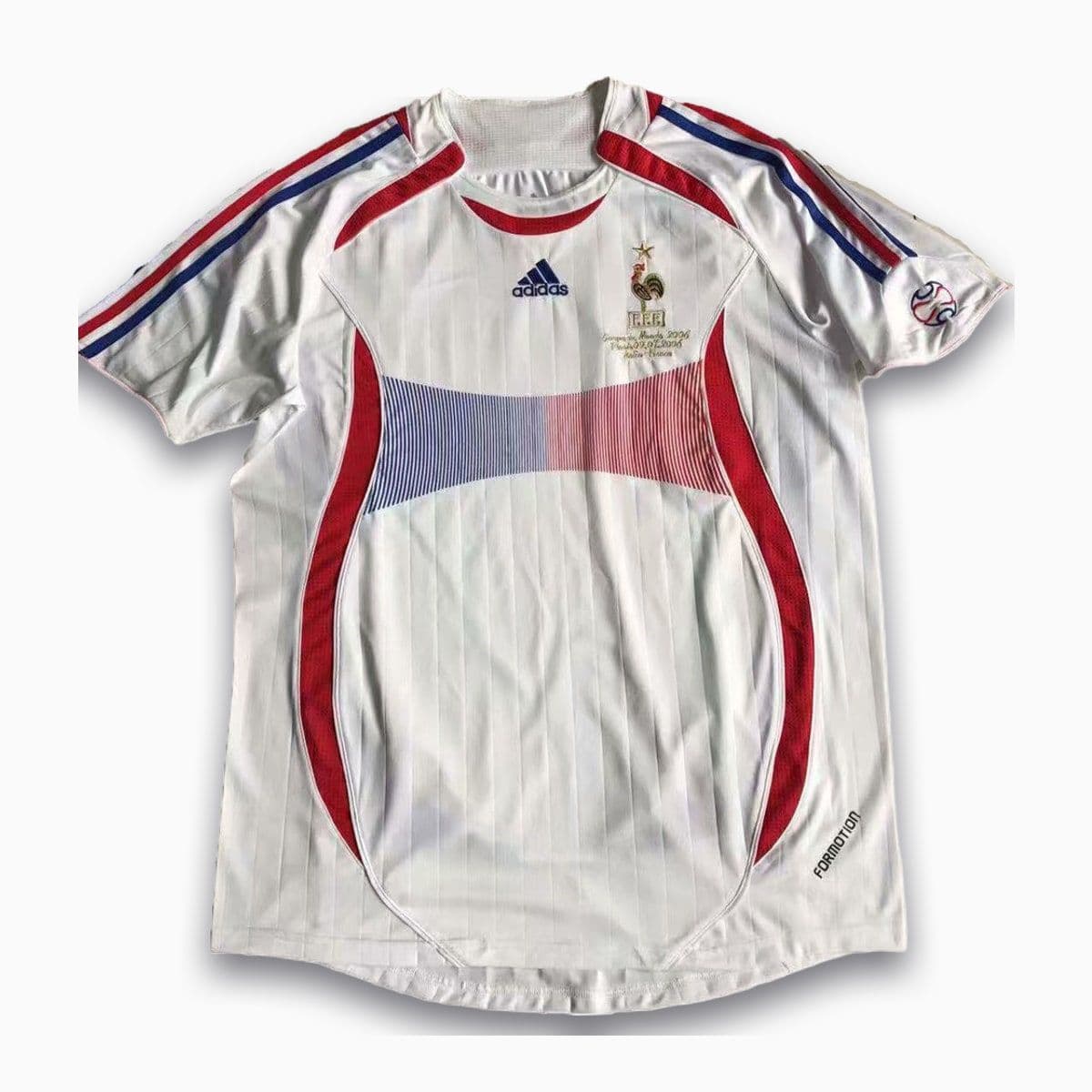 Francia Retro 2006 Visitante Blanca