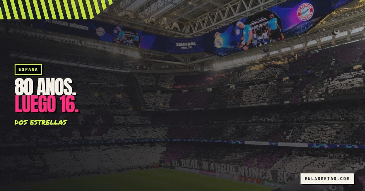 Interior del Santiago Bernabéu en semifinal.