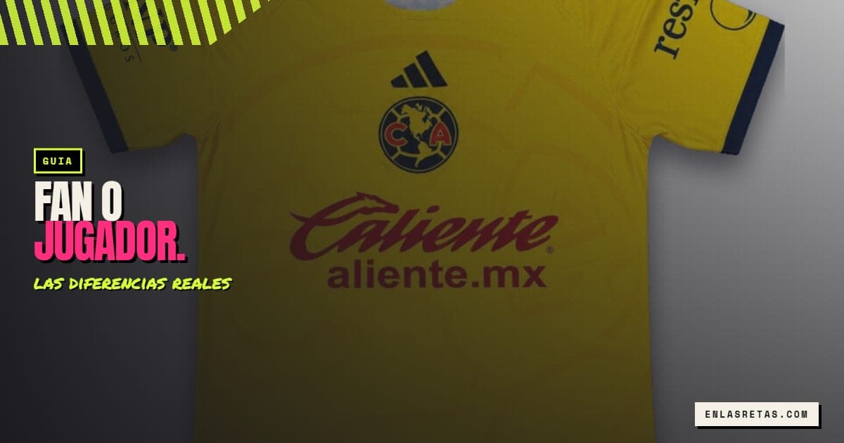 Playera de frente: Fan y Jugador se ven igual en foto.