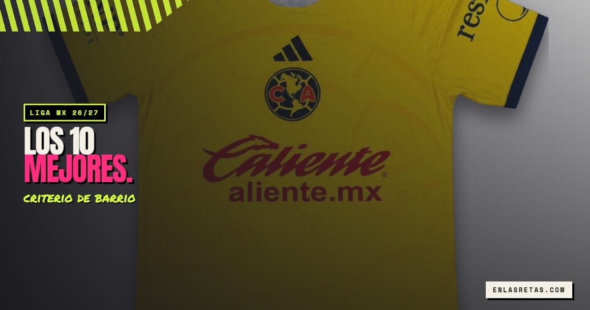 Playera local del América 2026/27, una de las diez del ranking.