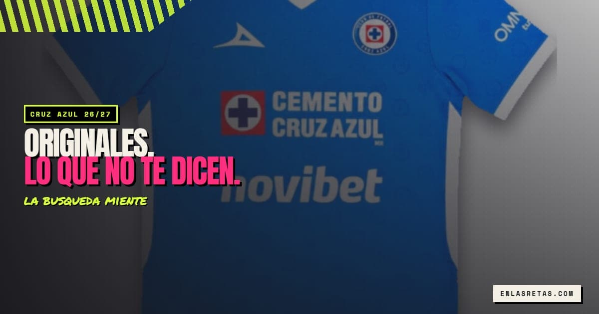 Playera local del Cruz Azul 2026/27.