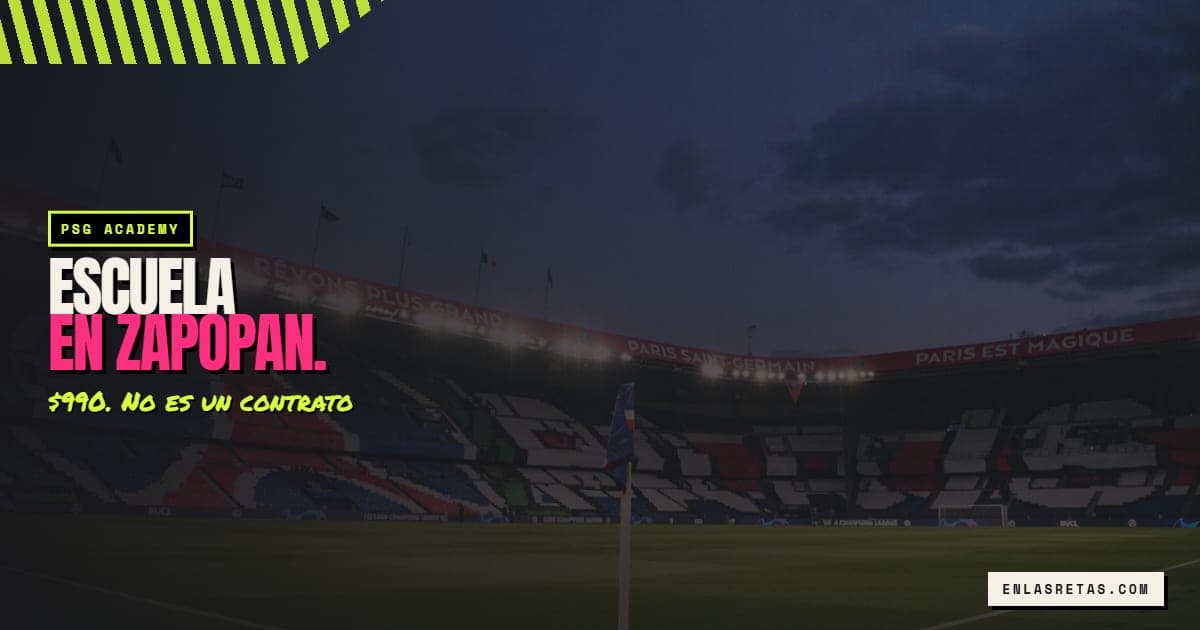Parc des Princes: la escuela del PSG llegó a Zapopan, no un contrato.