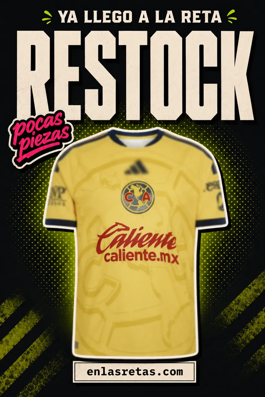 Ya llegó a la reta — restock del jersey local del Club América 2026/27, pocas piezas